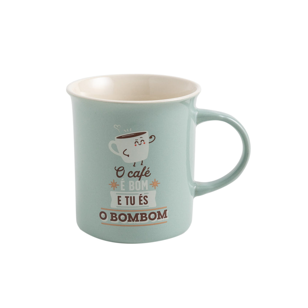 Caneca - O Café É Bom E Tu És O Bombom