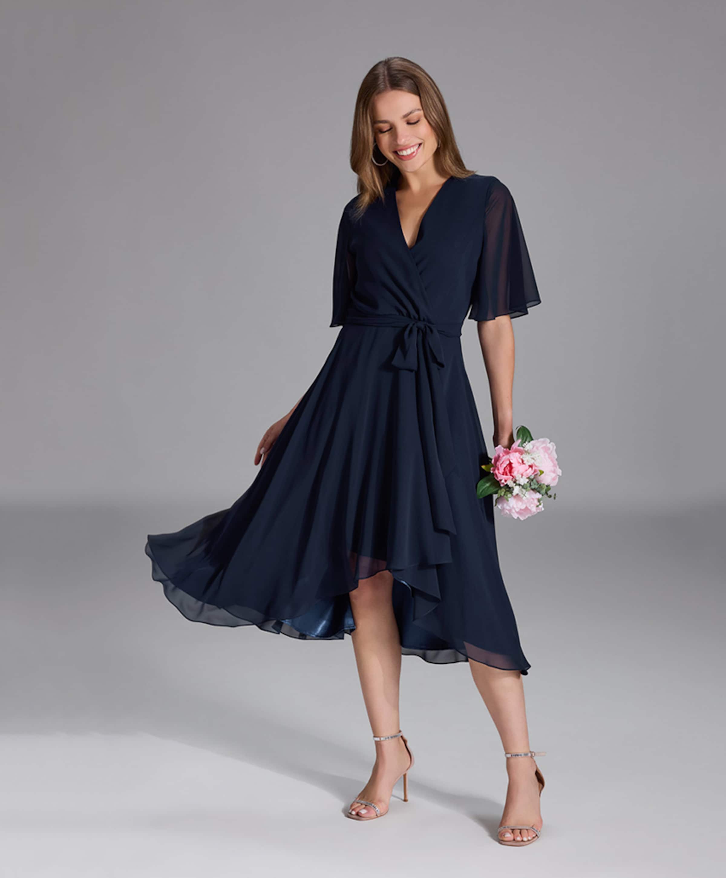 Swing Dames jurk blauw