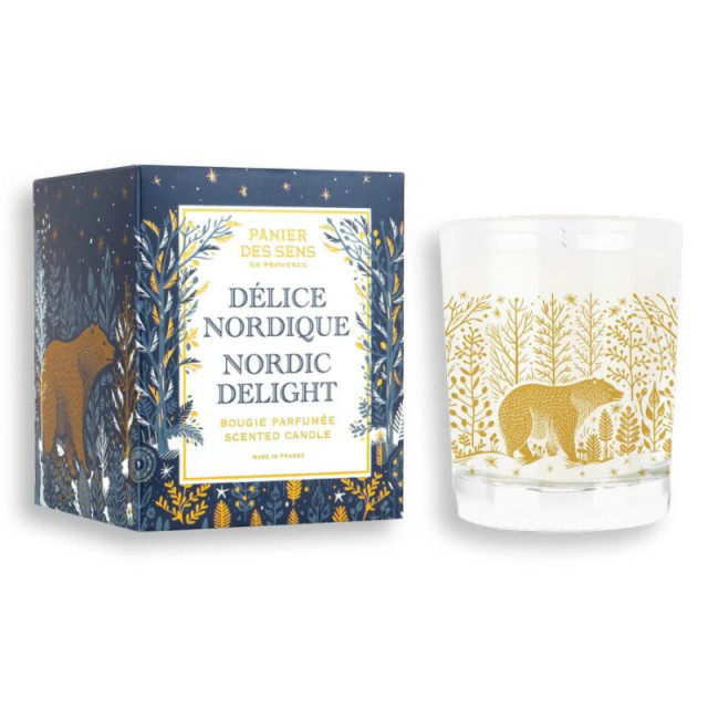 Délice Nordique bougie parfumée PANIER DES SENS