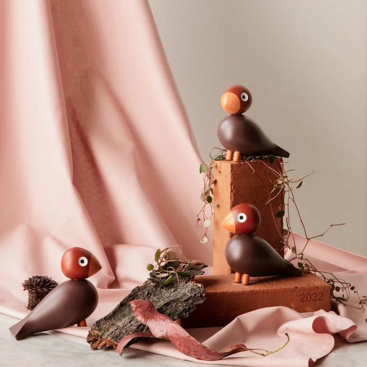Kay Bojesen - Singvogel Flora, Year Bird 2024, pink