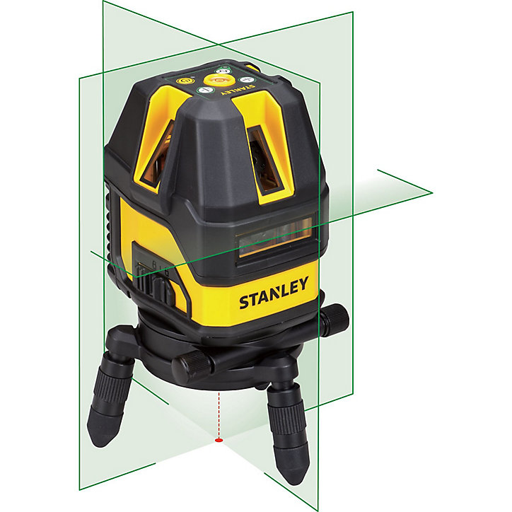Niveau laser en croix Stanley SML multi-lignes vert 20 m