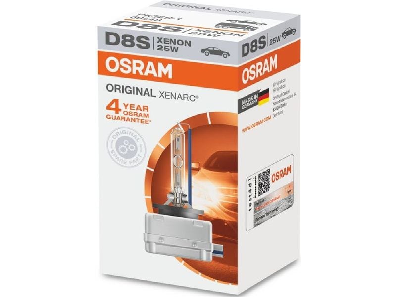 OSRAM Glühlampen D8S XENARC 25W PK32d-1 4500K PKW Auto-Glühbirne