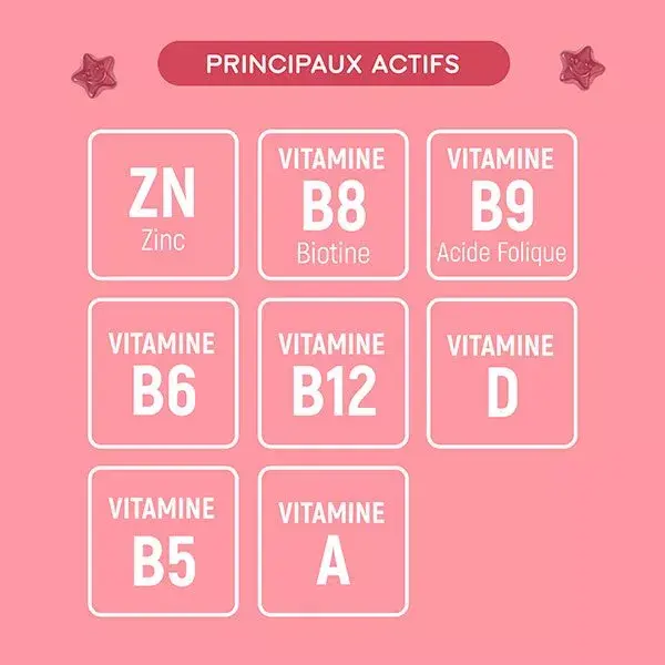 Vitaminas Lashilé Beauty Good Hair Boost Sublime Hair Sem Açúcar - Pacote com 2 x 60 gomas