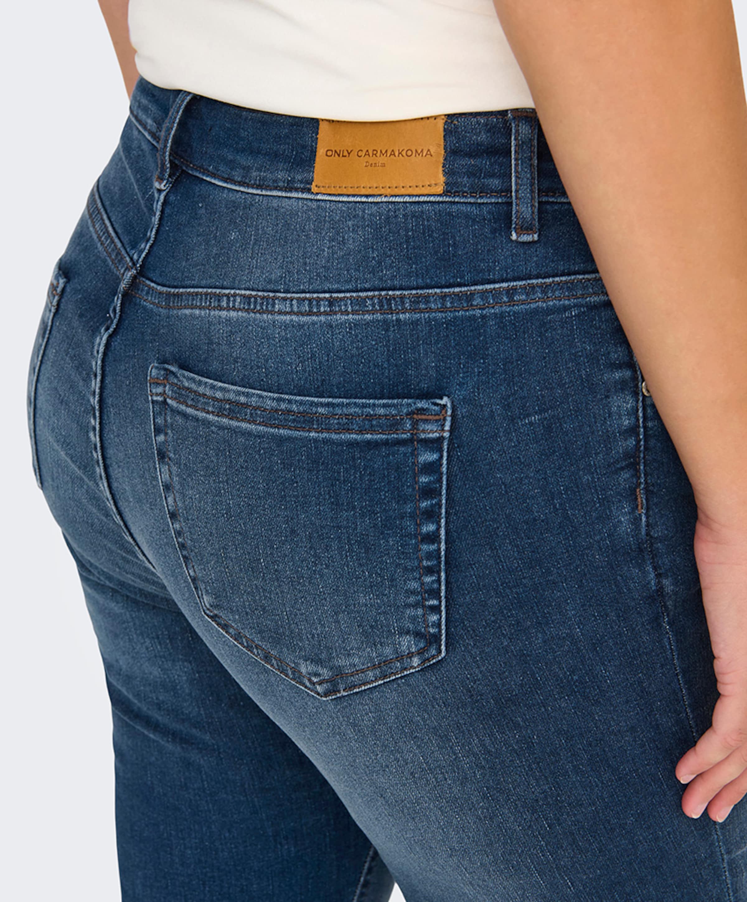 Only Carmakoma CARWILLY HW FLARED DNM TAI021 NOOS jeans blauw