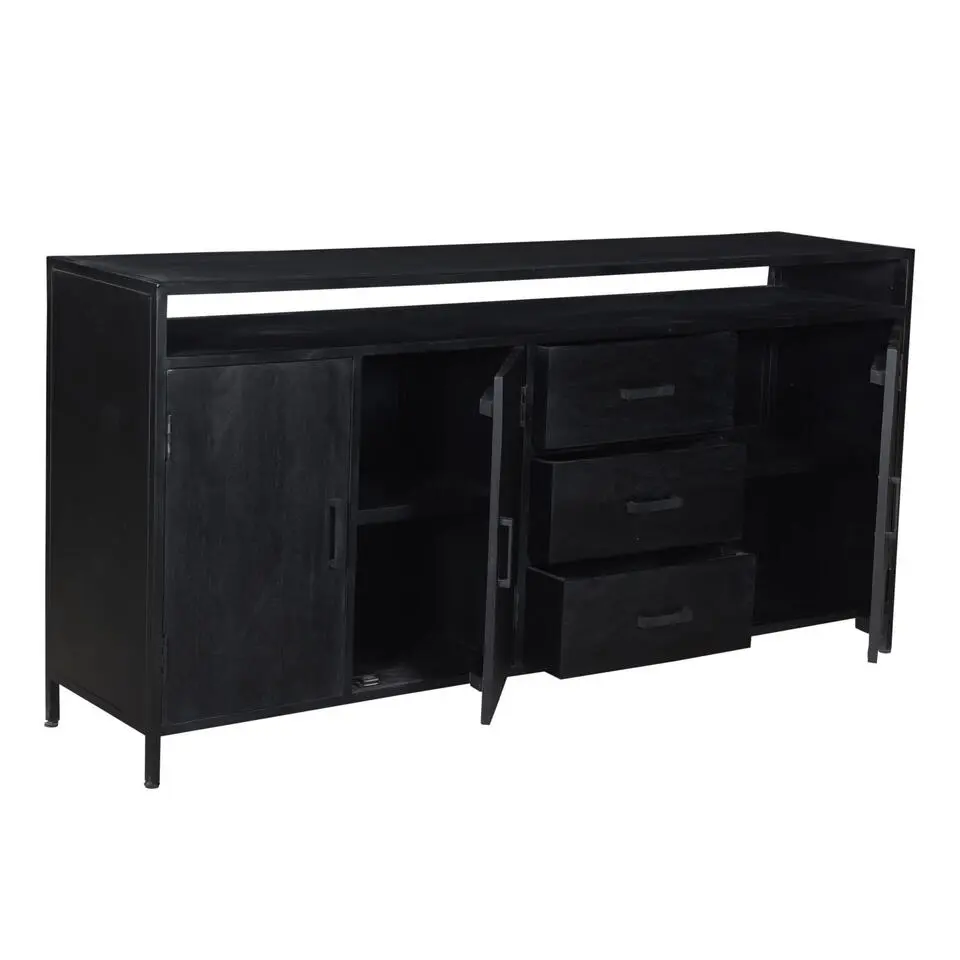 Livingfurn - Dressoir Kala Open 180 cm - Mangohout