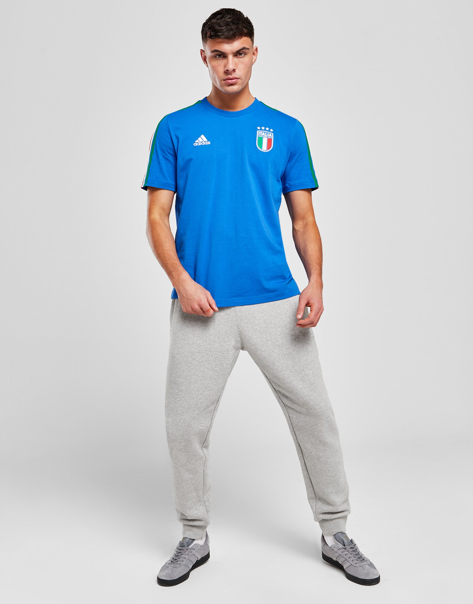 adidas T-shirt 3 bandes Italie DNA