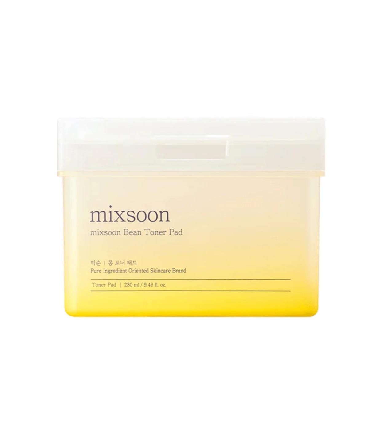 Mixsoon - Formato de disco de tônico facial hidratante Bean toner