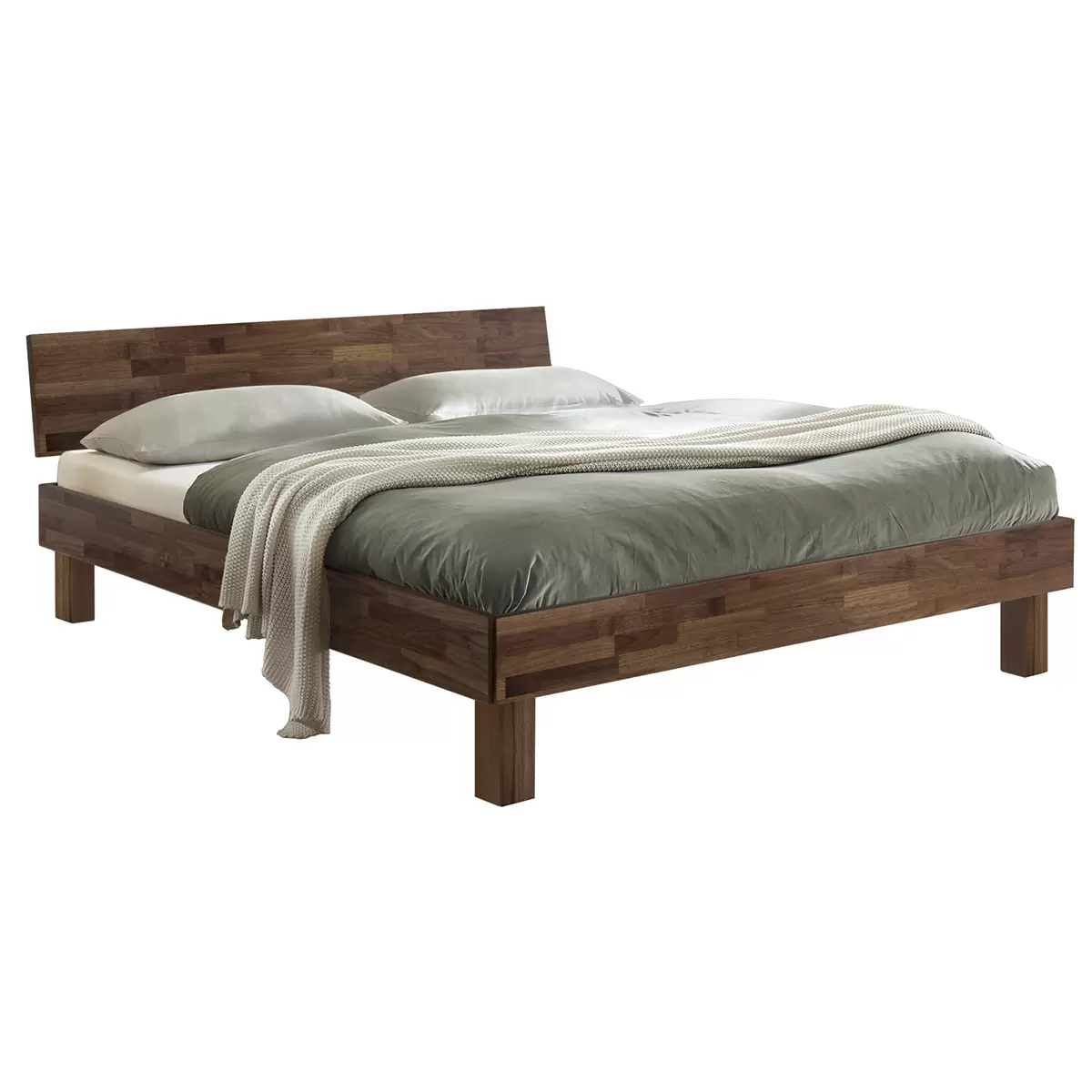 Hasena Bett 90x200 Forti 90 x 200 Dunkelbraun