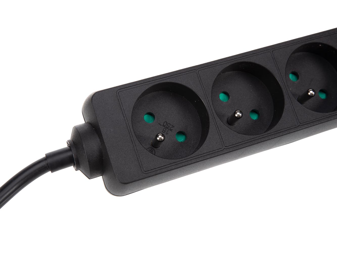 HQ-Power EB4STBHQ-5 4-voudige stekkerdoos met krimpkous - 5 meter