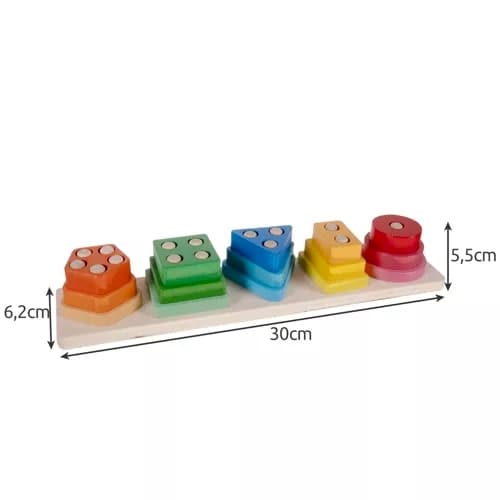 Sorter Klossene Leke for Barn – Pedagogisk