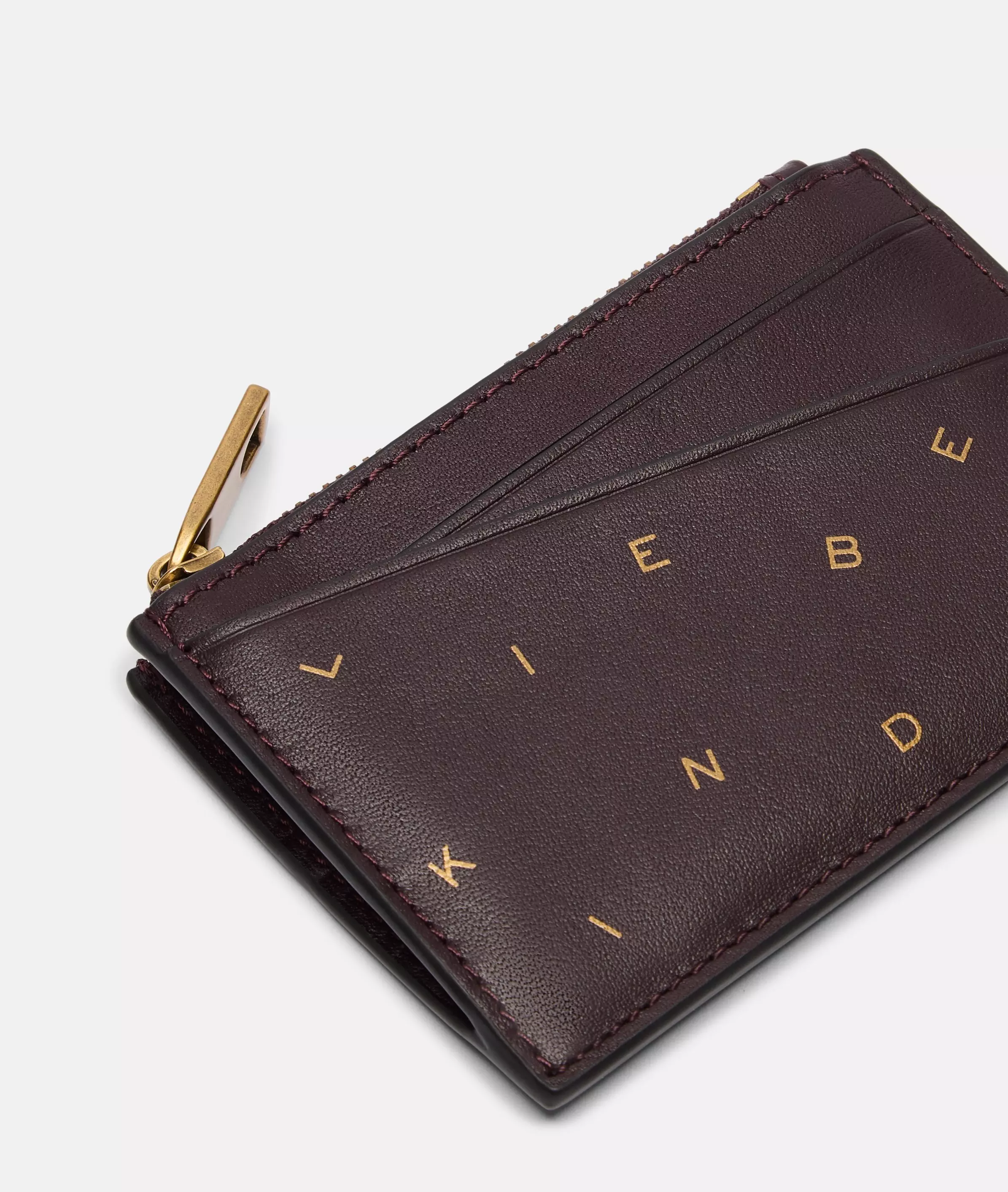 Wallet Card holder with coin pocket in nappa leather
