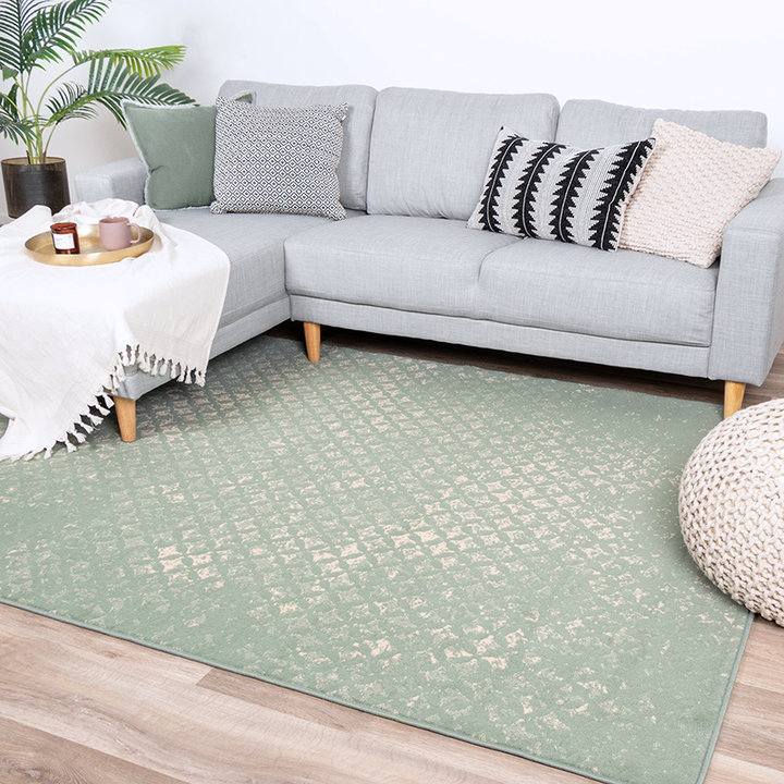 Vintage vloerkleed - Wonder Rustic Groen | Unieke look