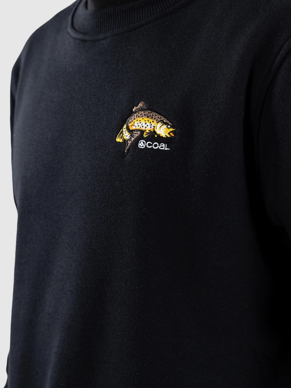 Coal Coho Crewneck Sweater caviar
