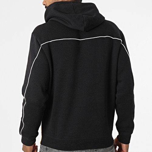 Sweat Capuche 217850 Jaune Noir