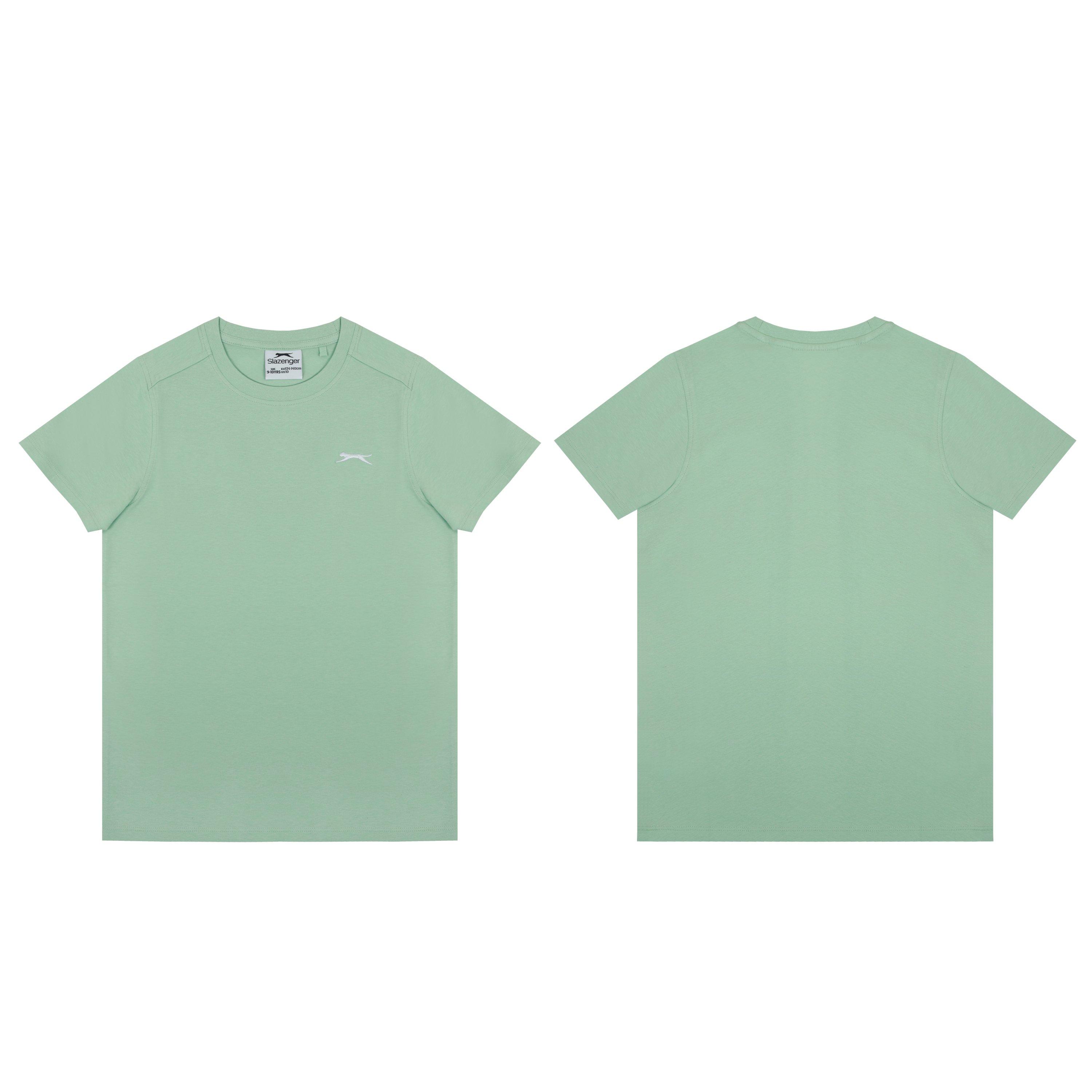 Slazenger Junior Boys Plain Tee shirt