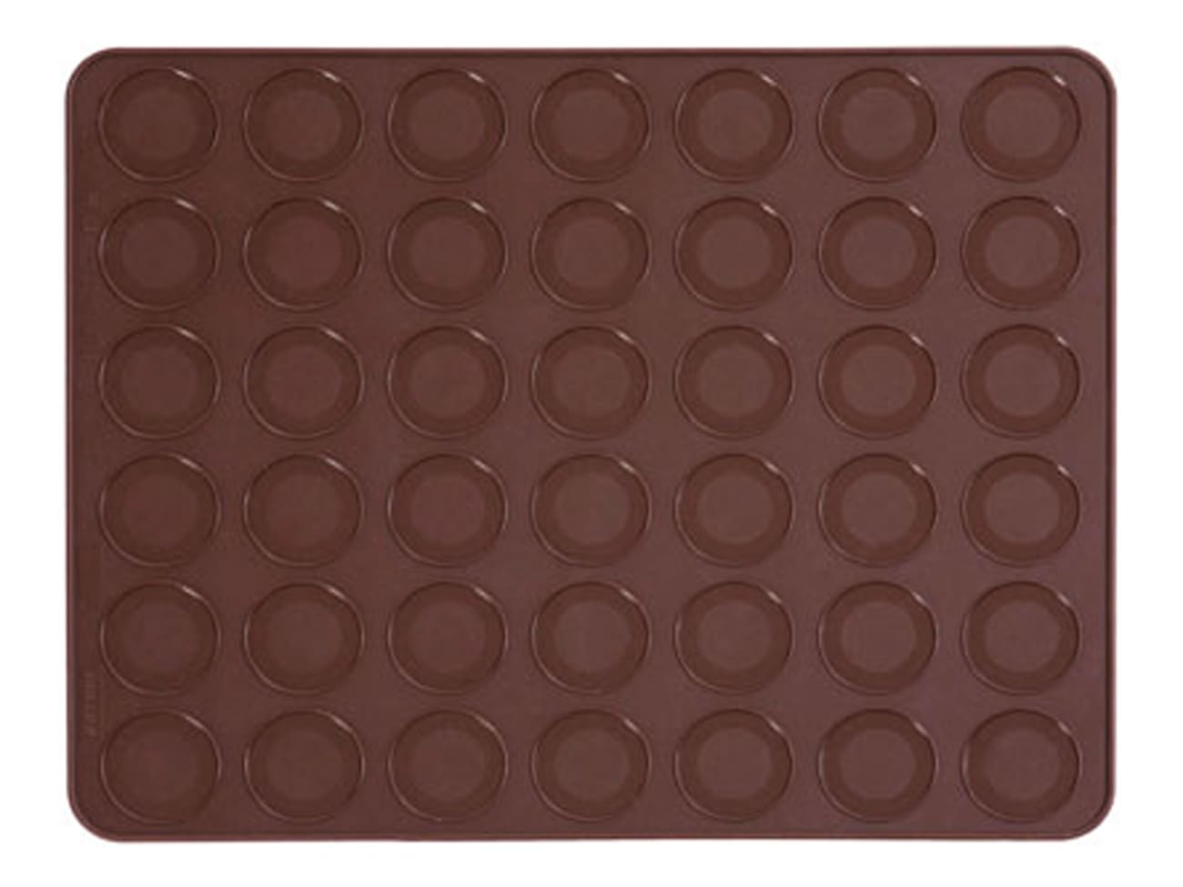 Plaque silicone 42 macarons - 38 x 30 cm - Pavoni
