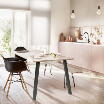 WOOOD tafelblad Tablo eiken onbehandeld 24 mm 180 x 90 cm