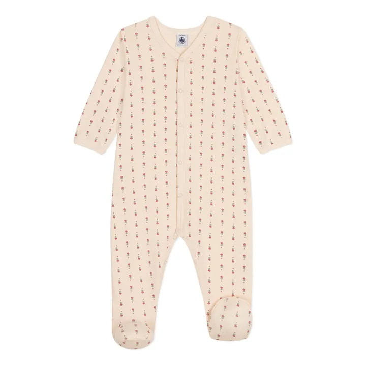 Petit Bateau Pyjama Myana Fleurs | Beige