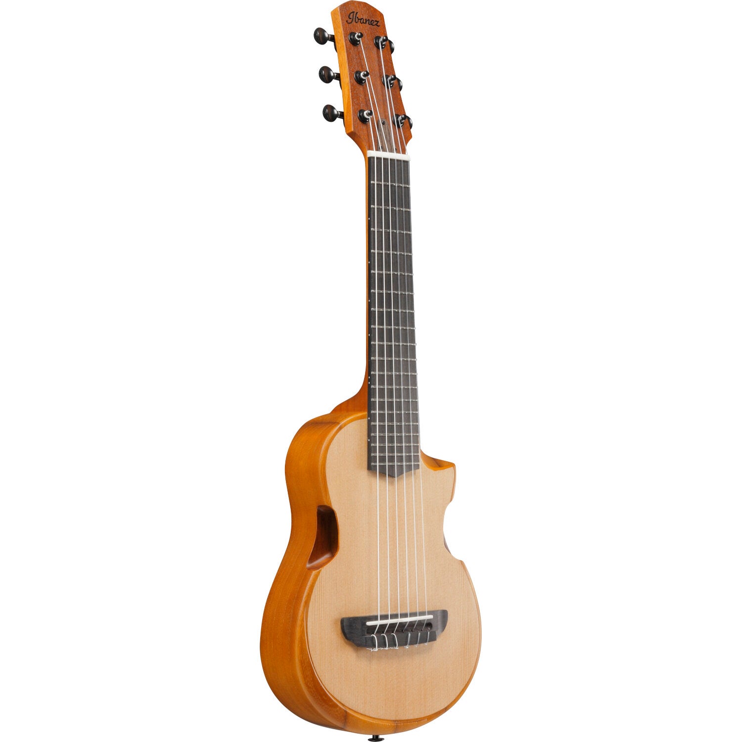 Ibanez AUP10N Open Pore Natural guitalele / piccolo gitaar met gigbag
