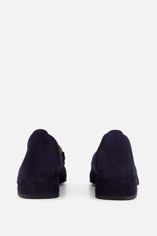 Gabor Instappers blauw Suede