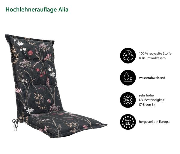 Dehner Hochlehnerauflage Alia, ca. B50/H6/T123