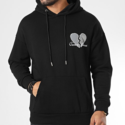 Sweat Capuche LL696 Noir Réfléchissant