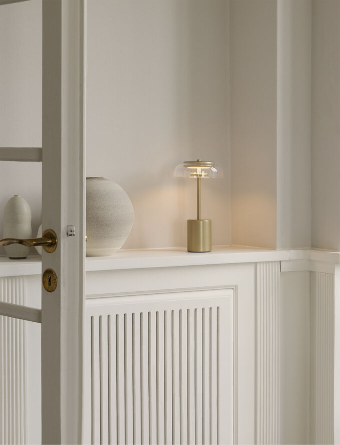 Nuura Blossi Table Mini Nordic gold / clear