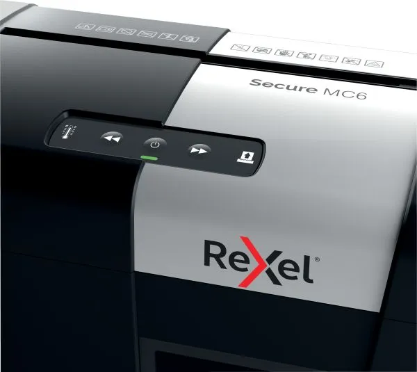 Makulator Rexel Secure MC6 mikromakulering 2x15 mm (P-5)