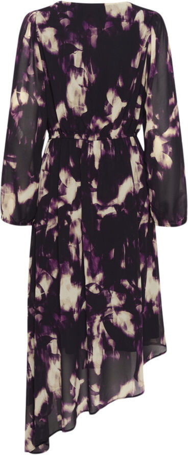 Kaffe KAaska Dress Purple blurry graphics