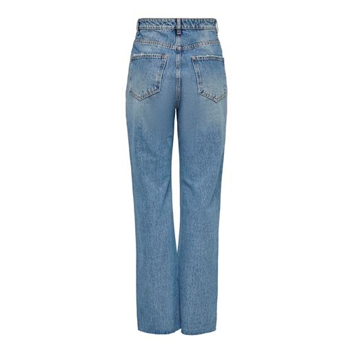 ONLY Riley Life Jeans, Medium Blue Denim, W27/L30