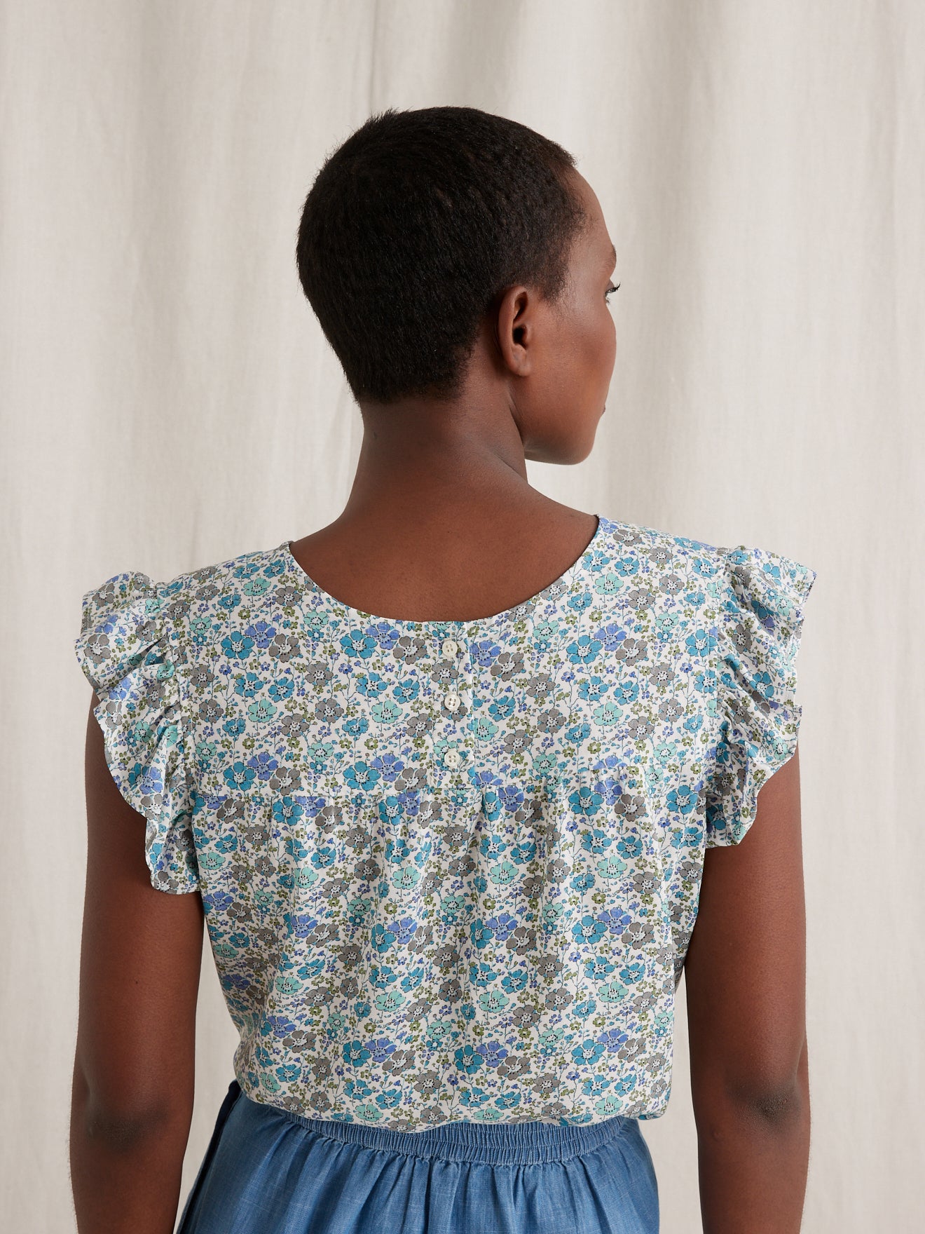 Top femme tissu Liberty - Limited Collection