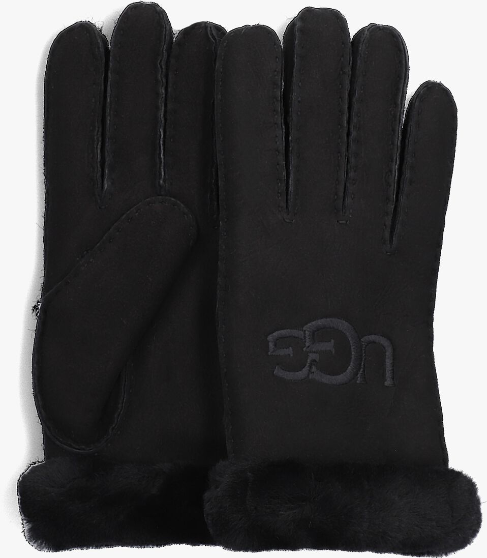 UGG zwarte ugg handschoenen shearling ugg embroider glove