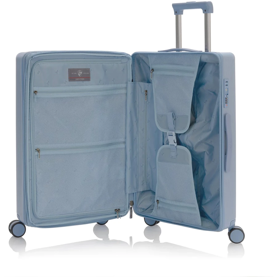Heys Earth Tones - 4-Rollen-Trolly M 66 cm erw. glacier grey