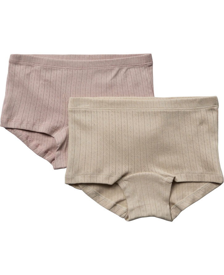 Magasin du Nord Collection Ava hipsters 2-pack - Organic GOTS Adobe rose