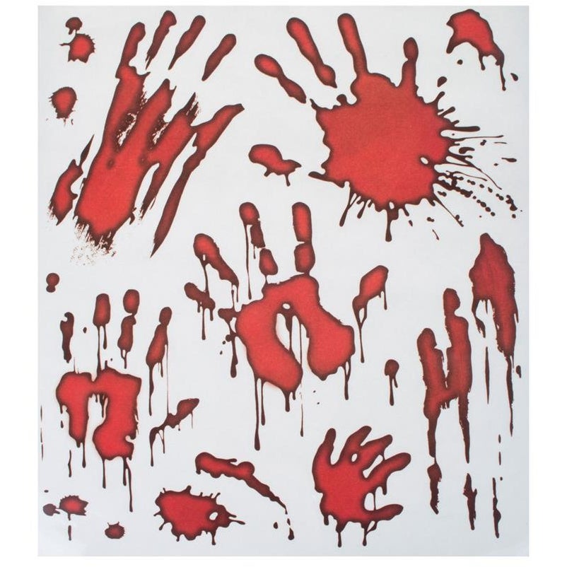 Funny Fashion 74791 raamdecoratie bloedhanden