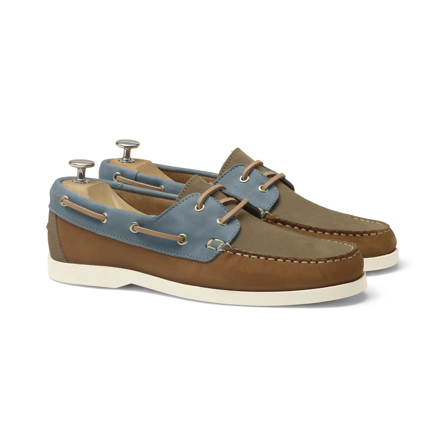 Bato-Chaussure bateau en nubuck gold & jean
