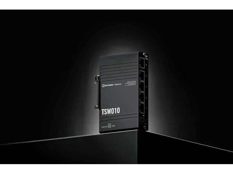 Teltonika Rail Switch TSW010 5 Port Switch mit DIN-Schiene