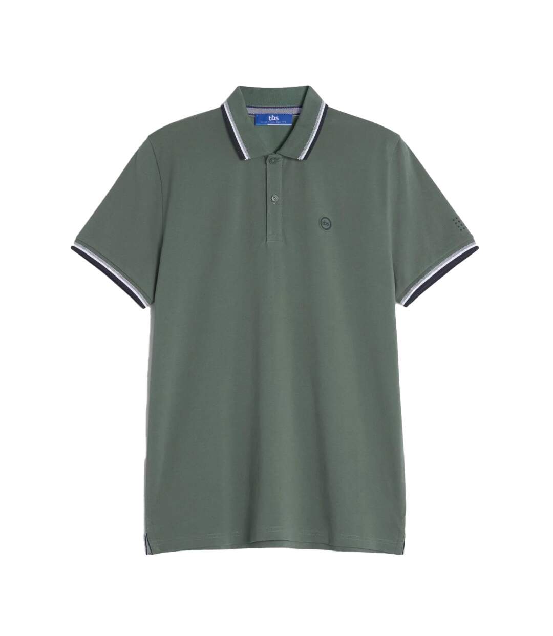 Polo Vert Homme TBS Epol