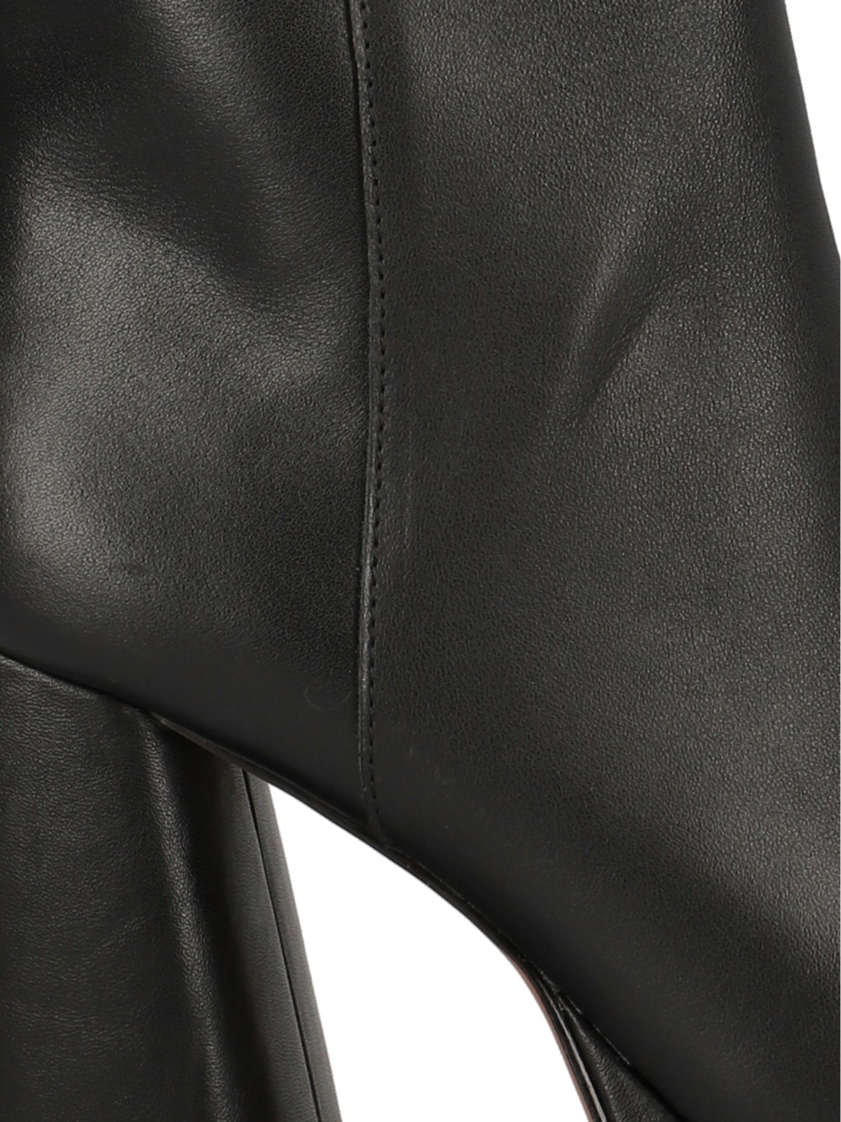 Glattleder Stiefelette