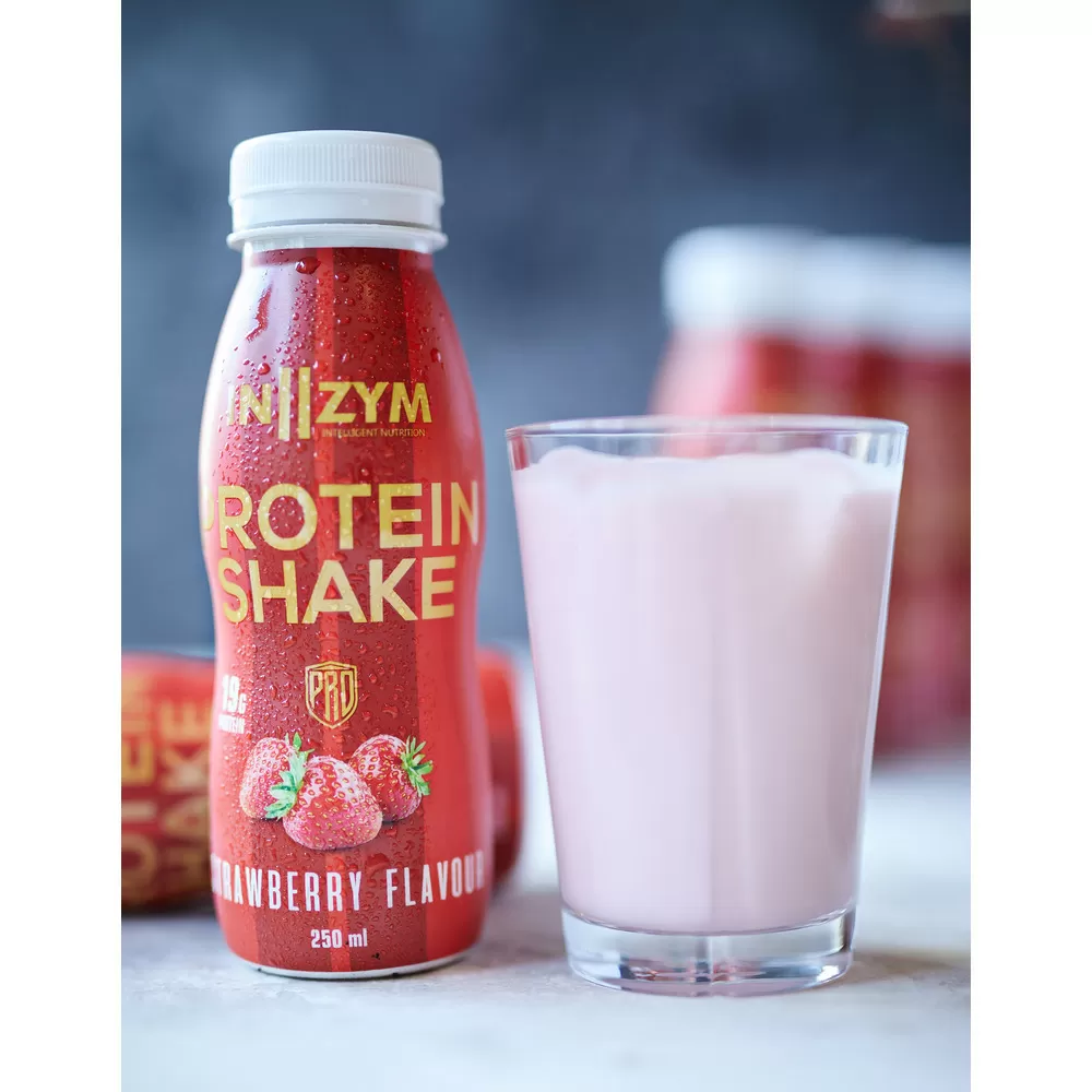 INZYM Protein Shake Jordbær - 250 ml.