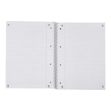 Oxford Recycling Collegeblock A4+, 80 Blatt, Liniert Rand links, 90 g/m², 4fach gelocht, SCRIBZEE®, Optik Paper®
