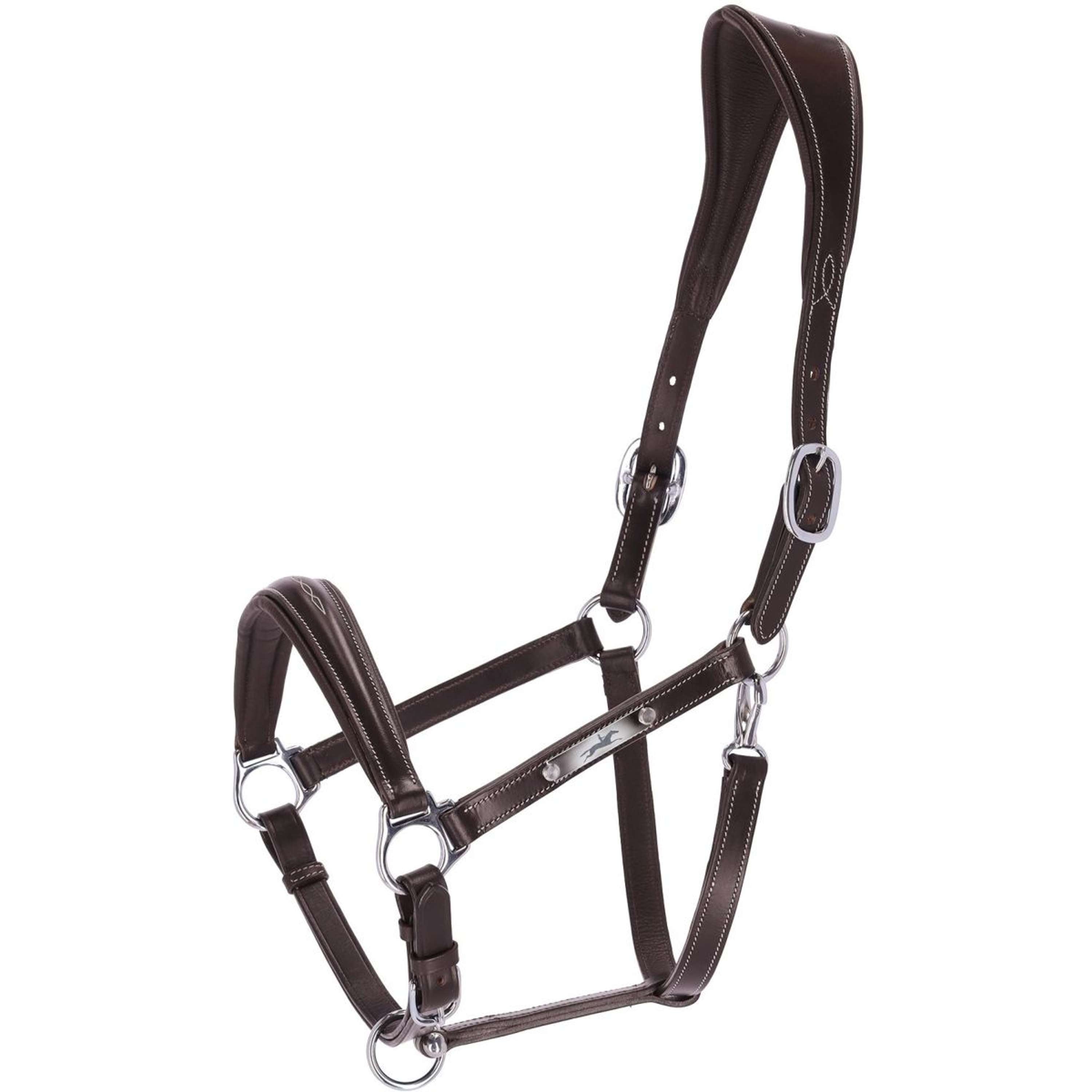 Schockemöhle Halster Frisco F Donkerbruin/Cream/Zilver