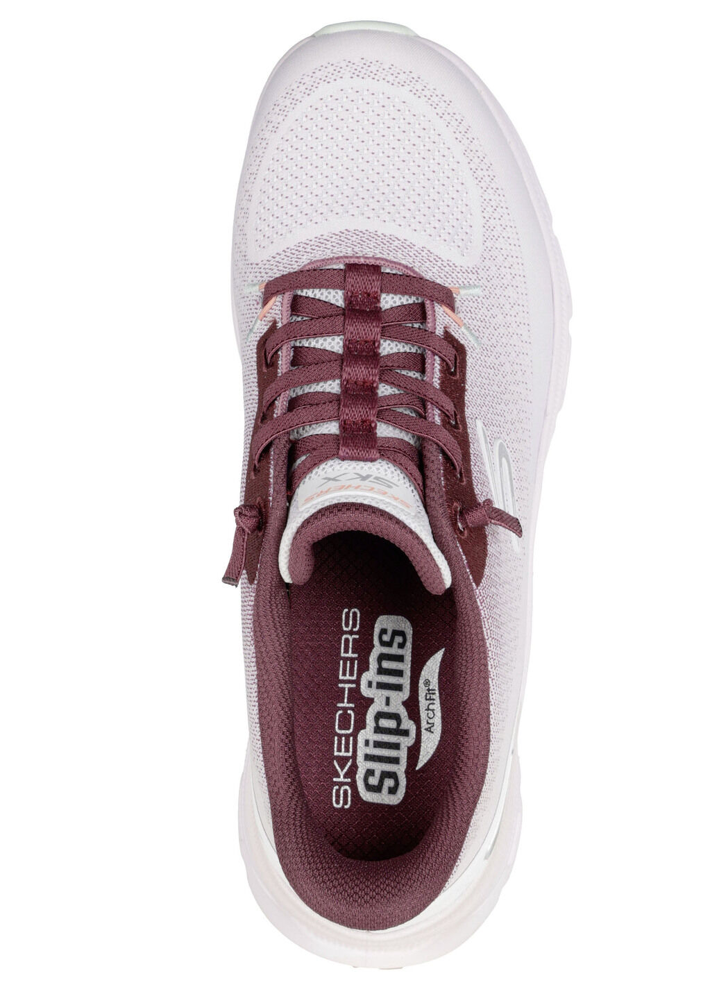 SKECHERS, trendige Damen-Sneaker, mit geformter Slip-Ins Fersenplatte
