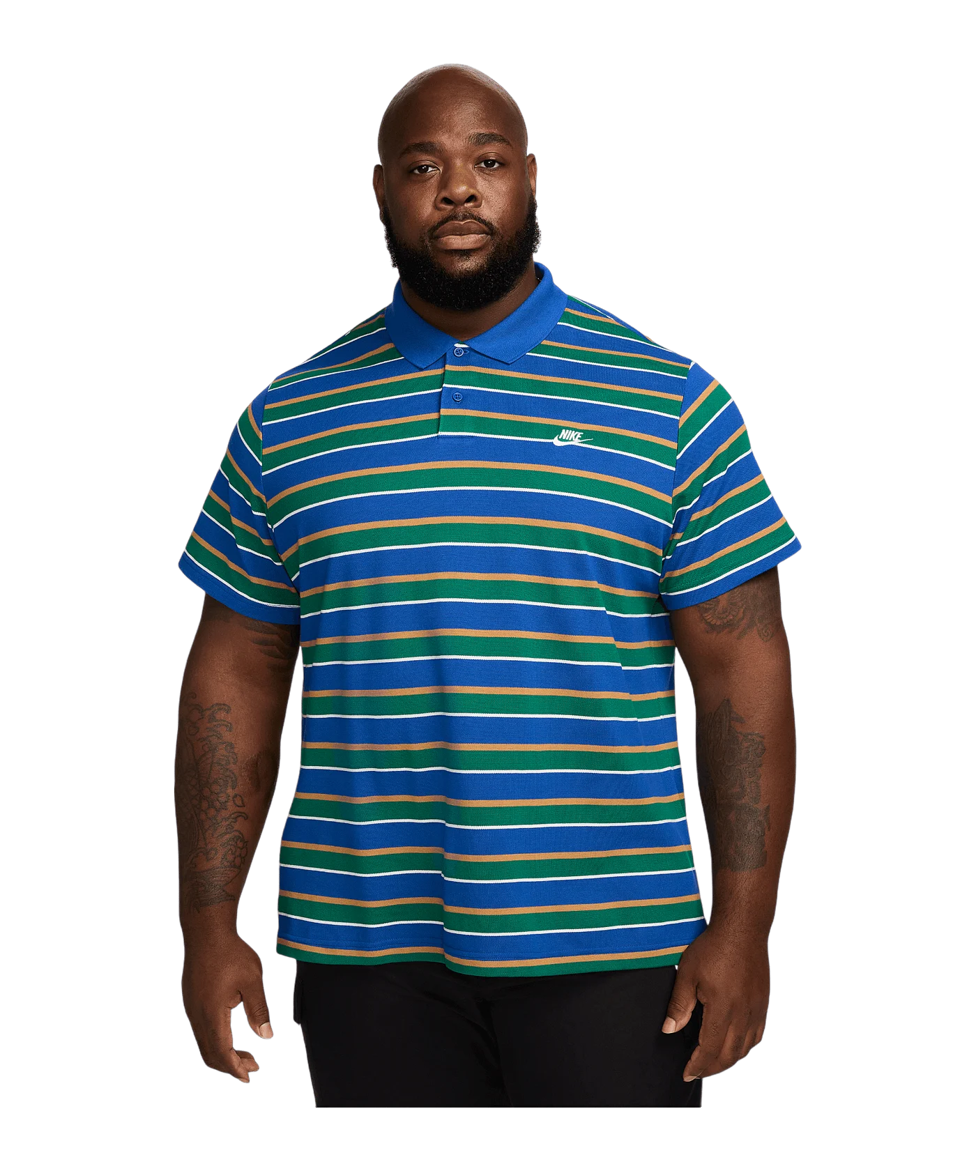 Nike Club Stripe Polo Blau F480