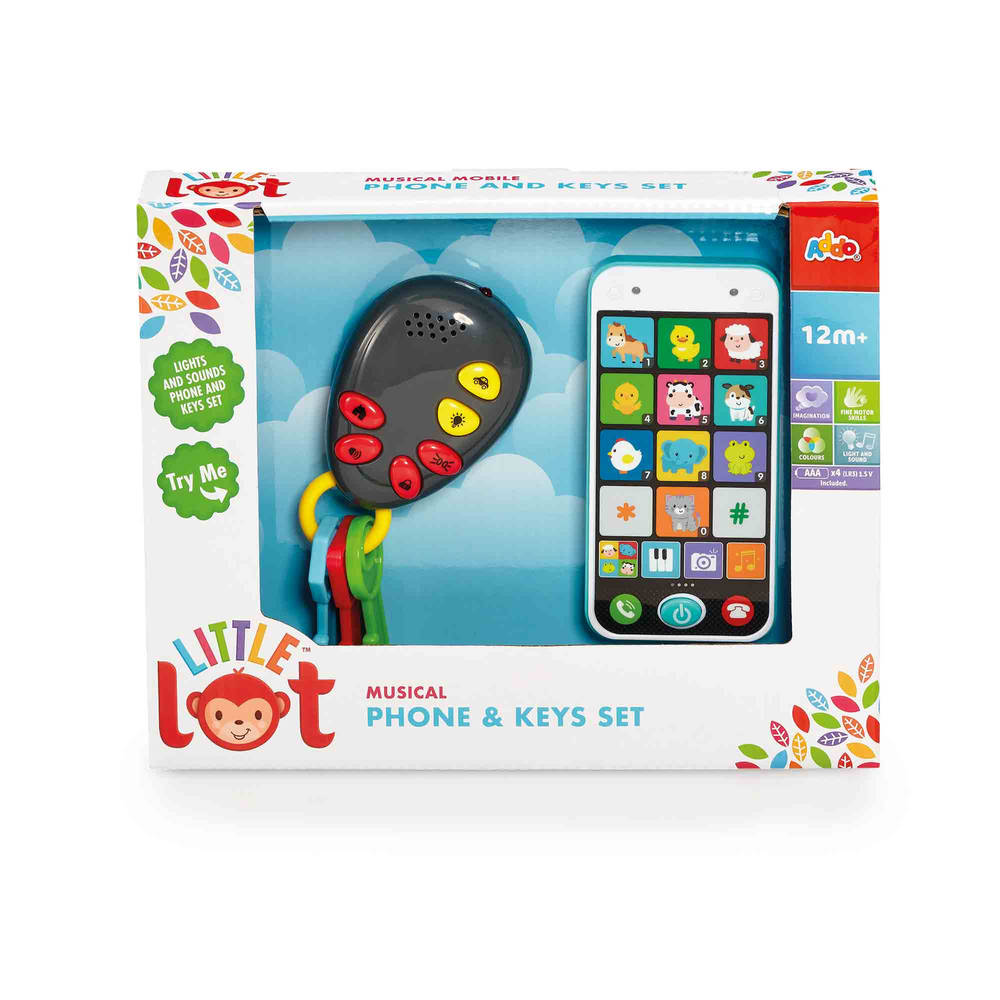Little Lot muzikale mobiele telefoon en sleutel set
