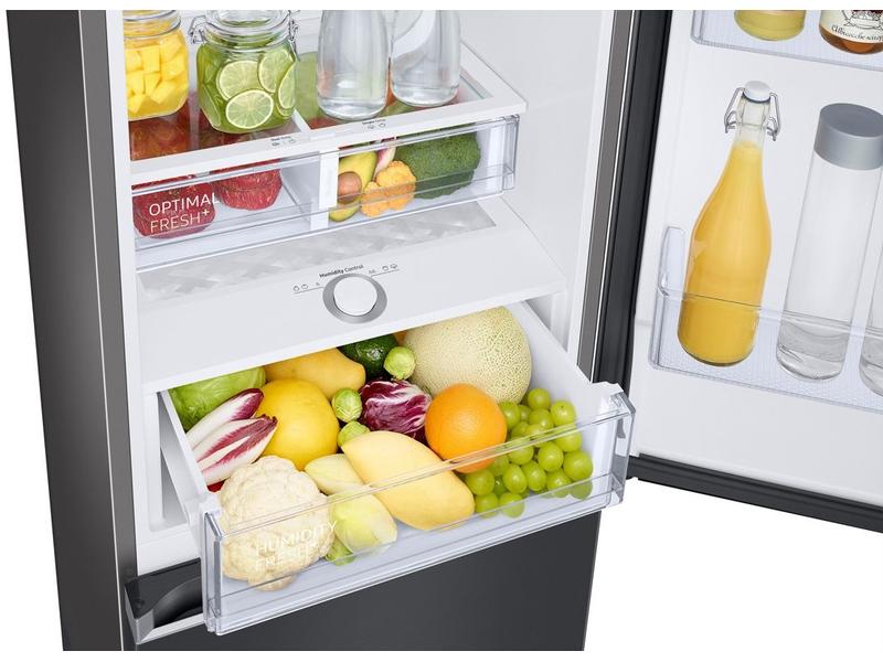 Samsung Kühl-Gefrierkombination RB34C605CB1/WS Rechts, Wech Freistehendes Kombigerät mit Kühlschrank oben und Gefrierschrank unten