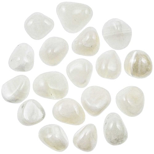Pierres roulées agate blanche