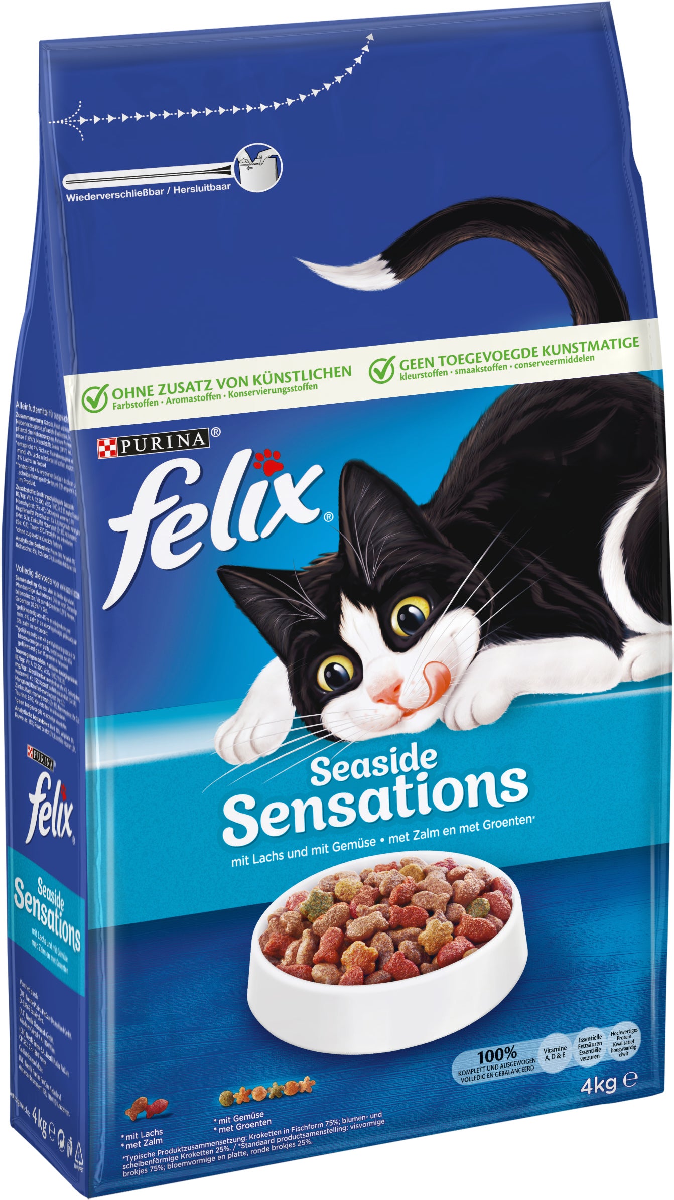 Felix Seaside Sensations kattenvoer vis 4 kg