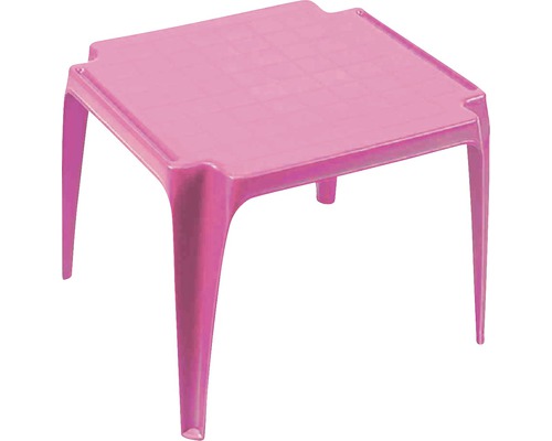 Kindertafel Tavolo Baby kunststof 56 x 52 x 44 cm roze