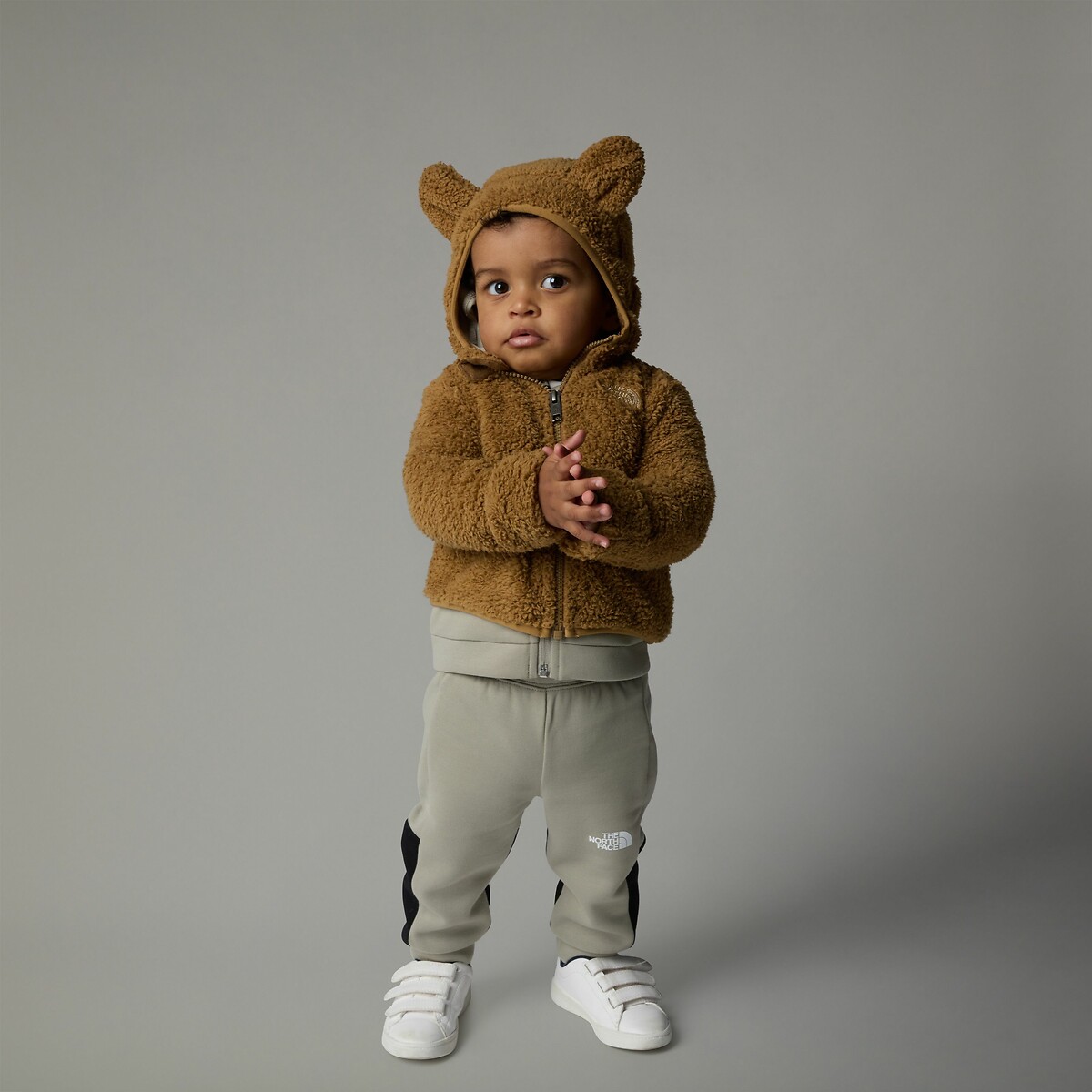 THE NORTH FACE<br>Moletom com capuz em sherpa